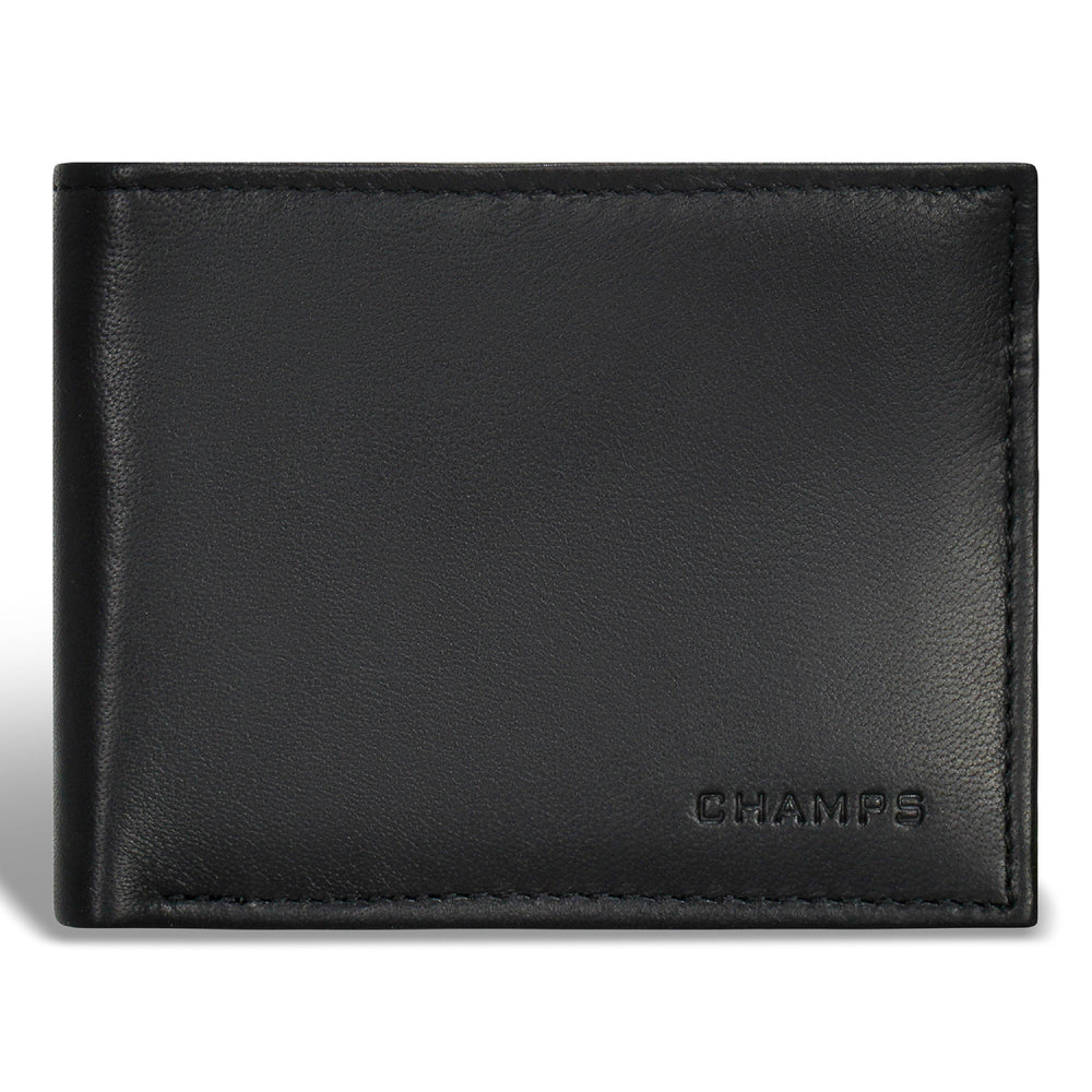 Champs Classic Leather Center-Wing Wallet