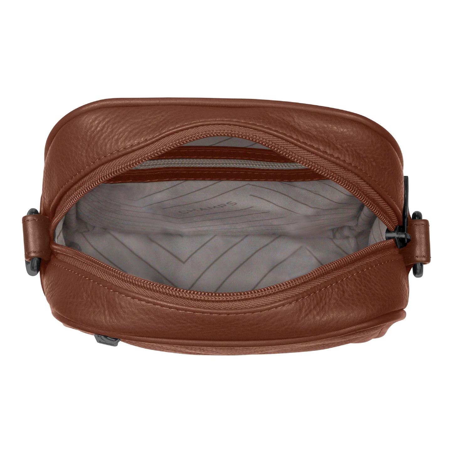 Sac bandoulière vertical Champs en cuir Onyx