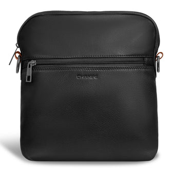 Champs Onyx Leather Cross-Body Bag