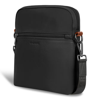 Champs Onyx Leather Cross-Body Bag