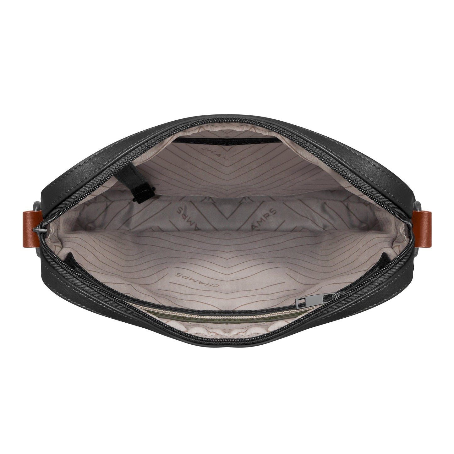 Sac bandoulière Champs en cuir Onyx