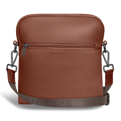 Shop Bentley Brown Champs Onyx Leather Cross-Body Bag in Canada at only $89.99 7th look