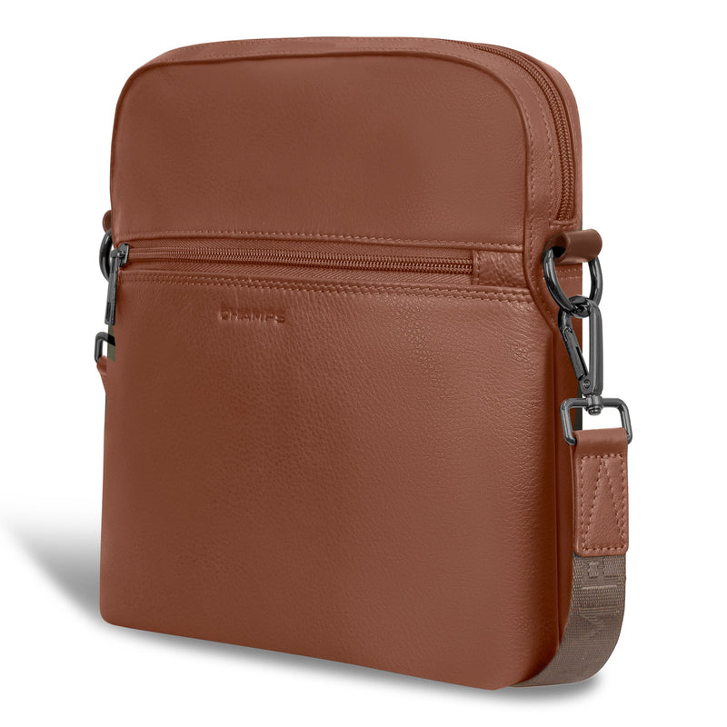 Sac bandoulière Champs en cuir Onyx