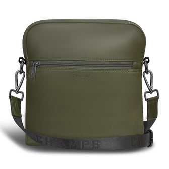 Champs Onyx Leather Cross-Body Bag