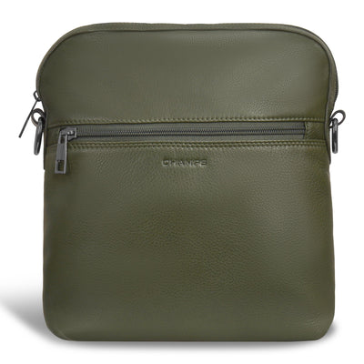 Shop Bentley Khaki Champs Onyx Leather Cross-Body Bag in Canada at only $89.99 14th look