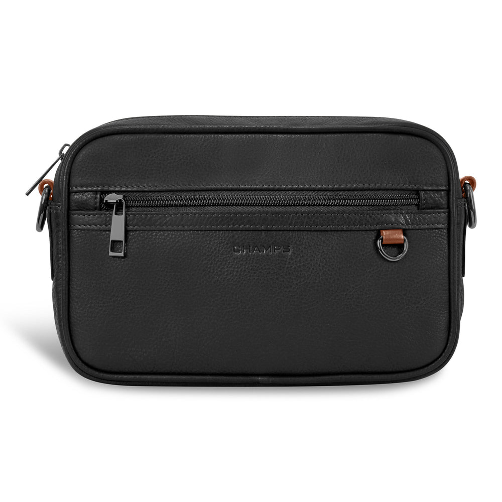Champs Onyx Leather Camera Bag
