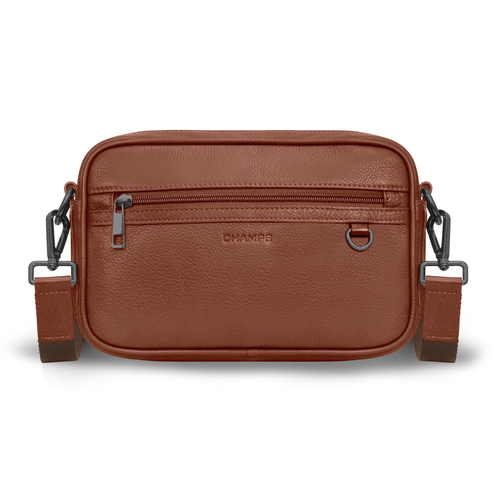Champs Onyx Leather Camera Bag