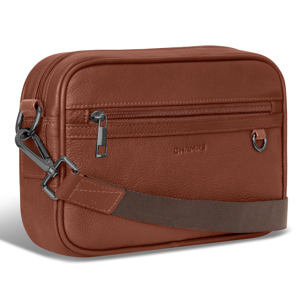 Champs Onyx Leather Camera Bag