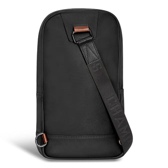 Sac bandoulière Champs en cuir Onyx