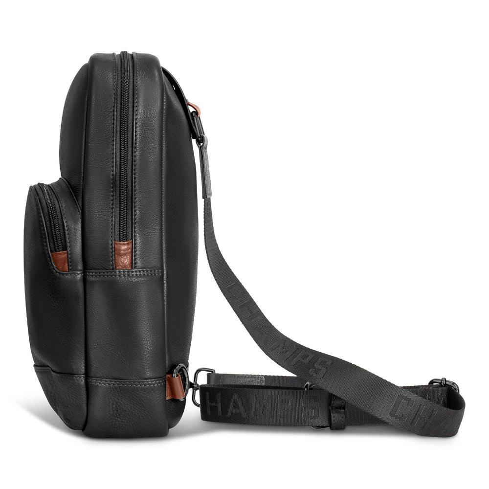 Champs Onyx Leather Sling Bag