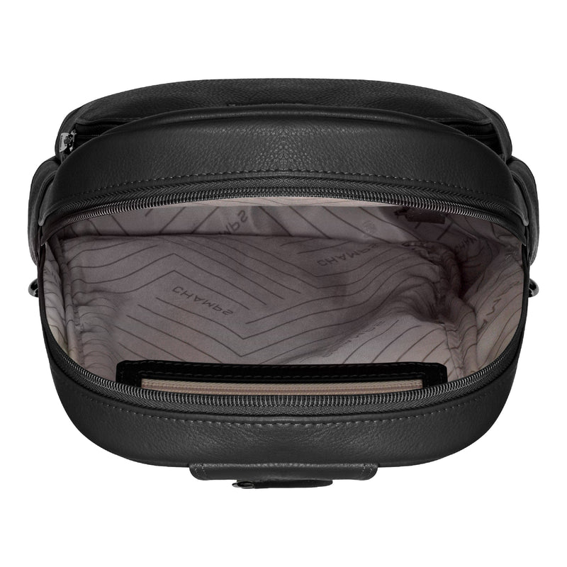 Sac bandoulière Champs en cuir Onyx