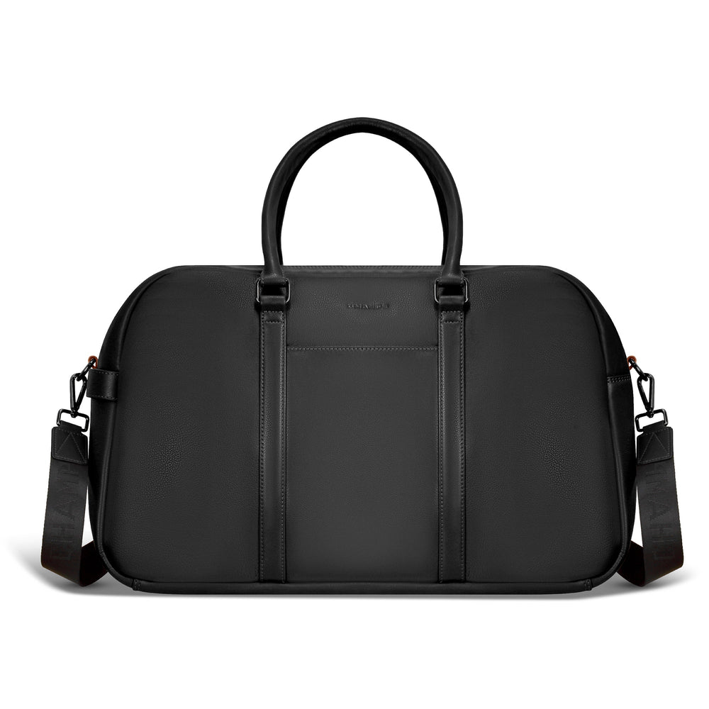 Champs Onyx Leather Duffle Bag