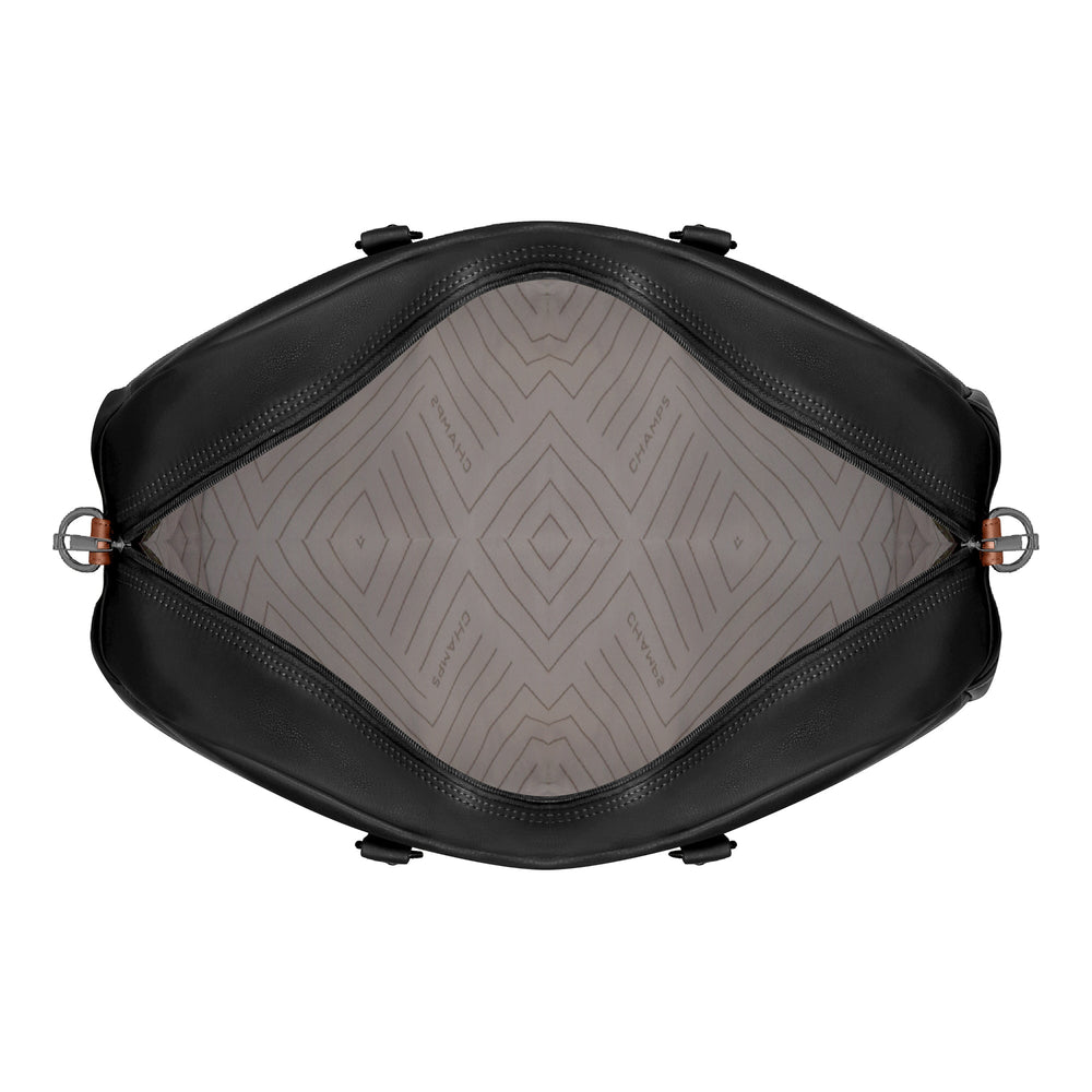 Champs Onyx Leather Duffle Bag
