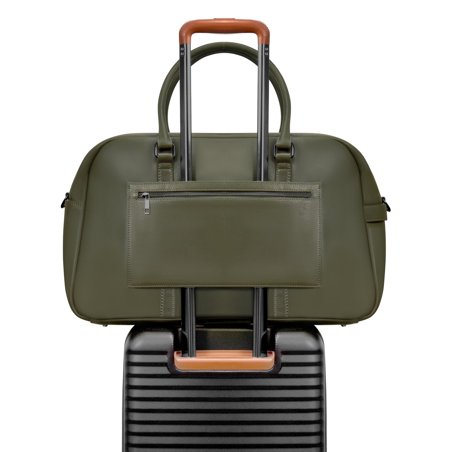 Champs Onyx Leather Duffle Bag