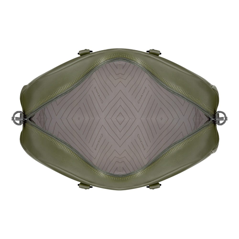 Champs Onyx Leather Duffle Bag