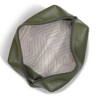 Champs Onyx Leather Toiletry Bag