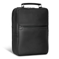 Sac à dos compact Champs en cuir Onyx