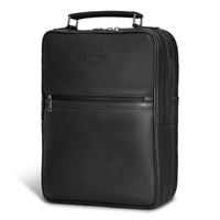 Sac à dos compact Champs en cuir Onyx