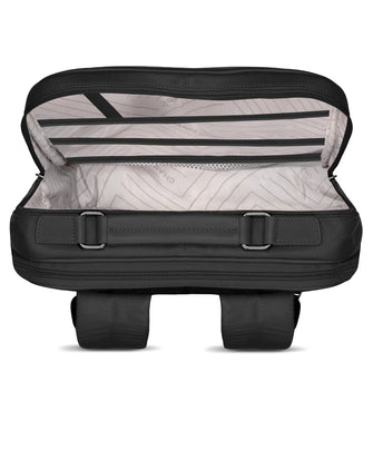 Sac à dos compact Champs en cuir Onyx