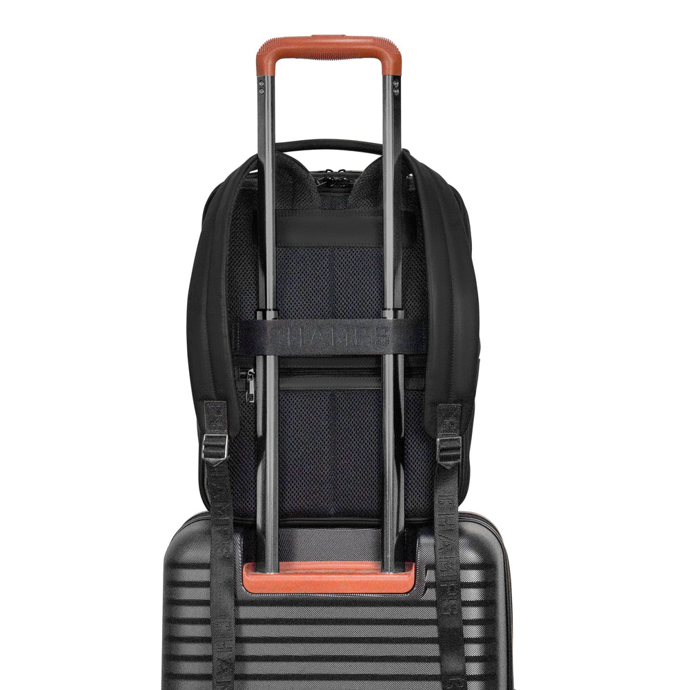 Champs Onyx Leather Compact Backpack