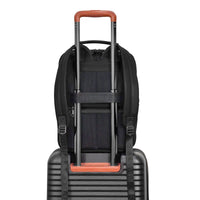 Sac à dos compact Champs en cuir Onyx