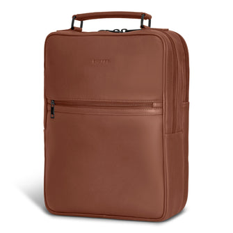 Sac à dos compact Champs en cuir Onyx