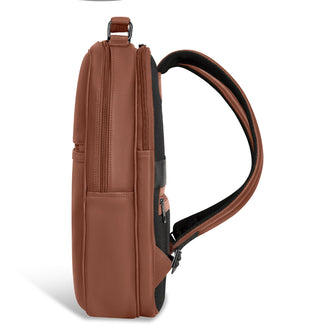 Sac à dos compact Champs en cuir Onyx