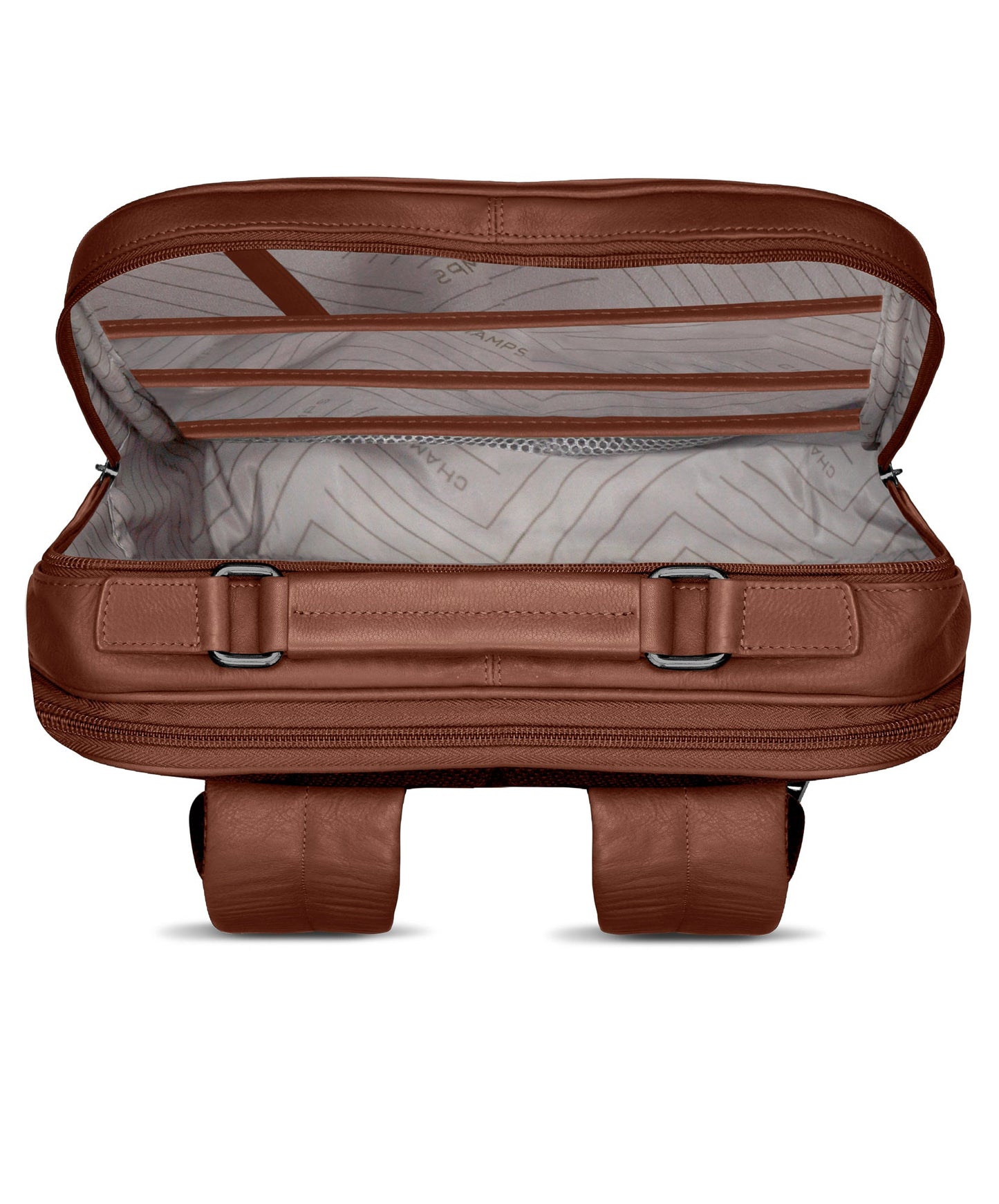 Sac à dos compact Champs en cuir Onyx