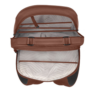 Sac à dos compact Champs en cuir Onyx