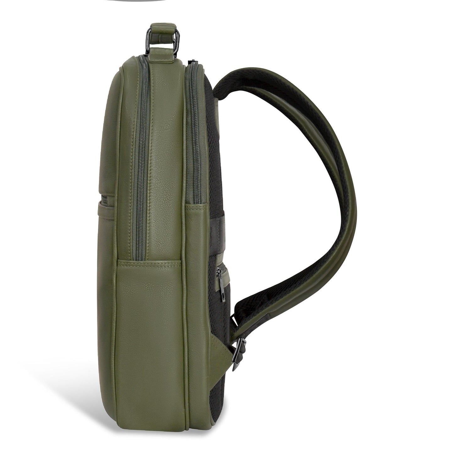 Sac à dos compact Champs en cuir Onyx