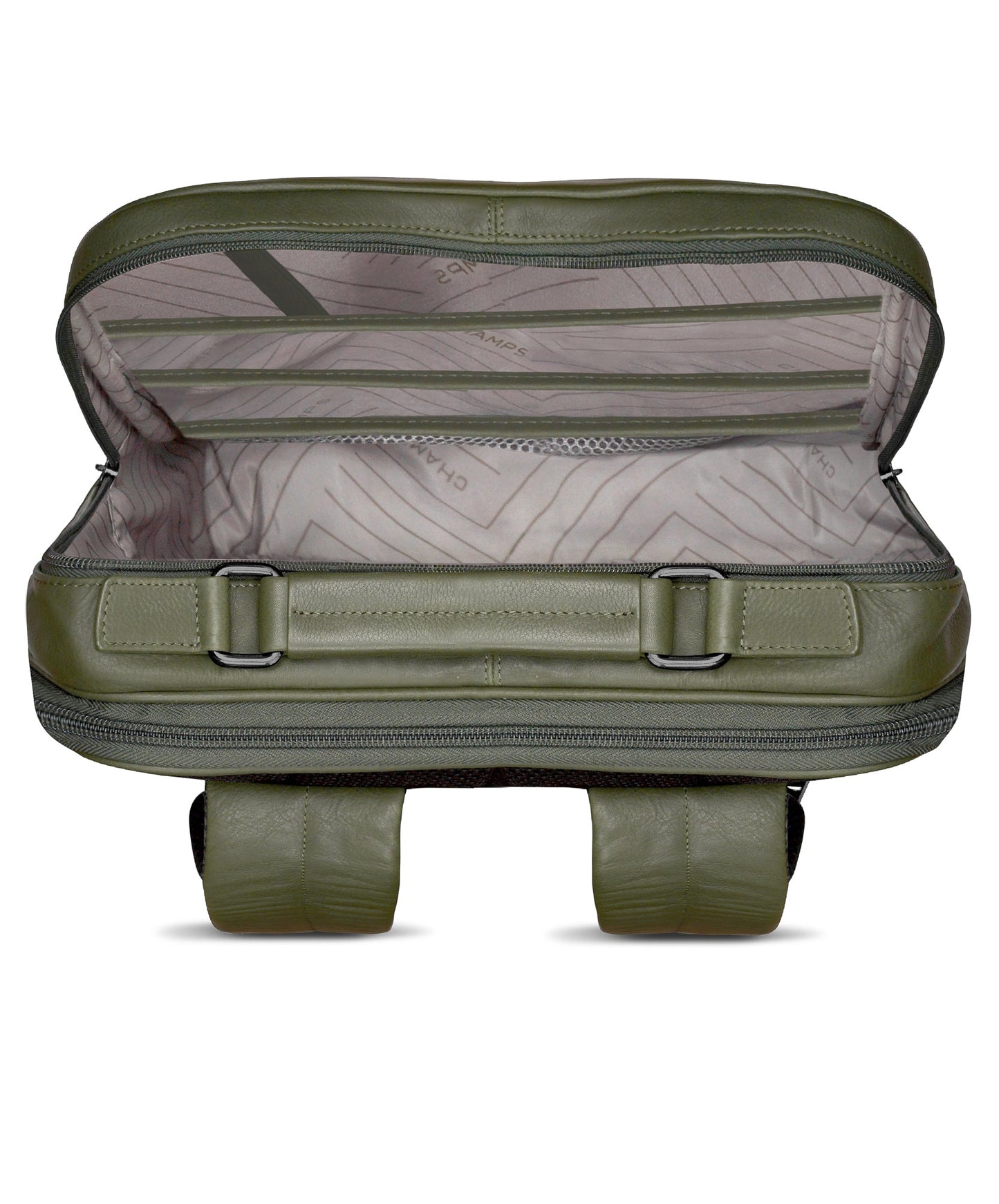 Sac à dos compact Champs en cuir Onyx