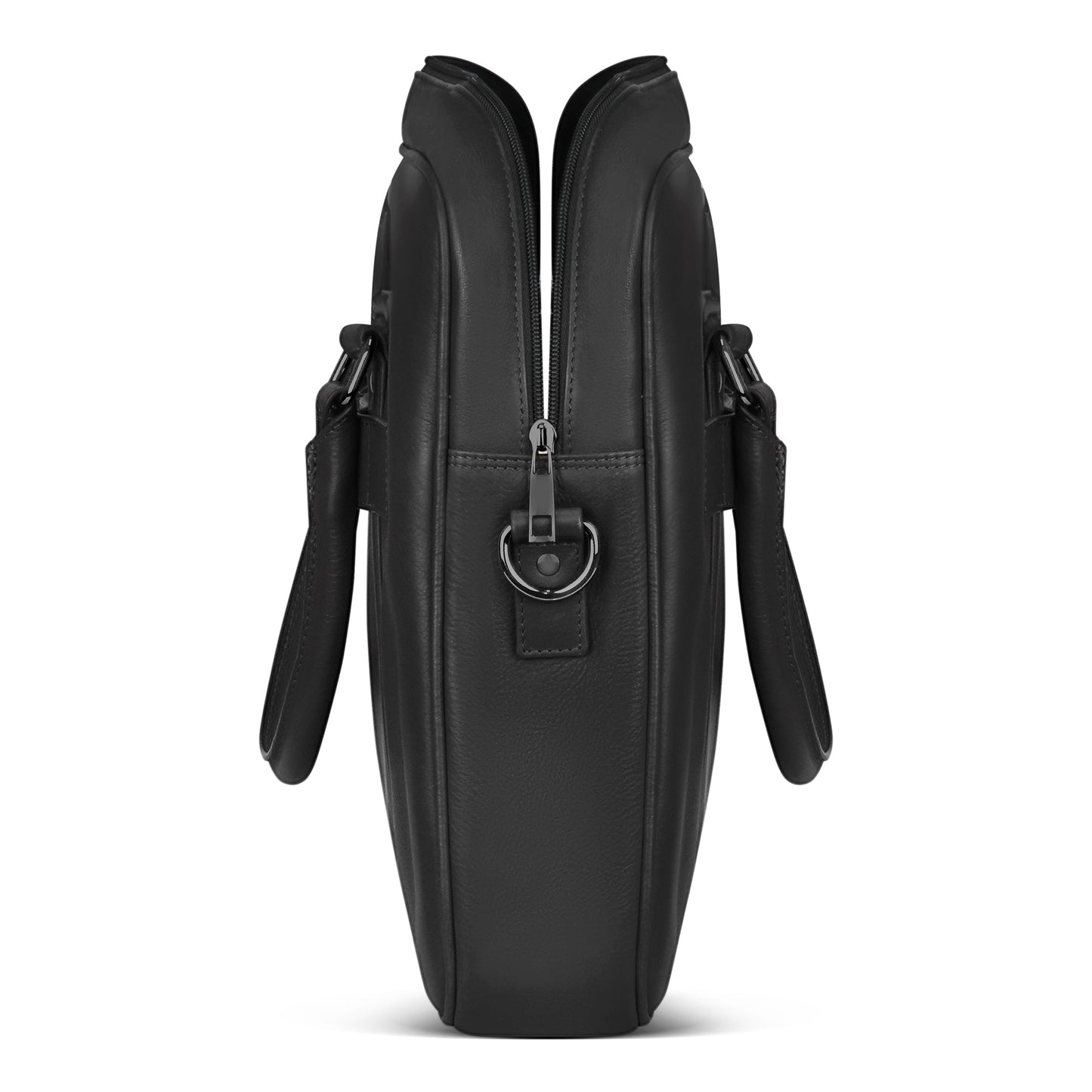 Champs Onyx Leather Slim Briefcase