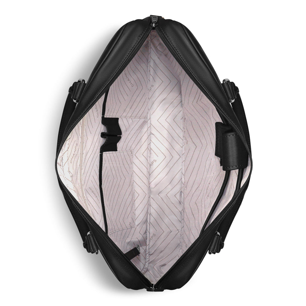 Champs Onyx Leather Slim Briefcase