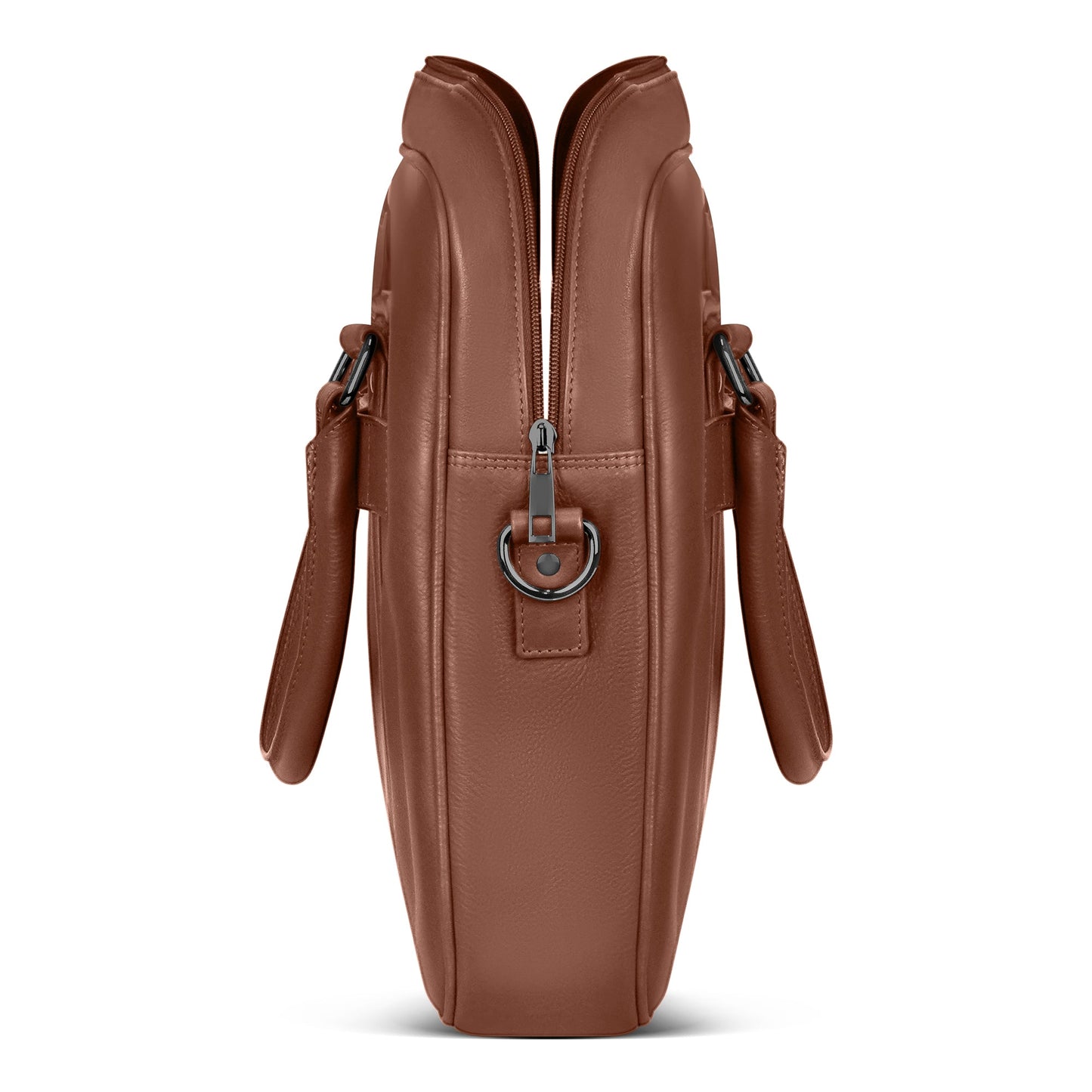 Champs Onyx Leather Slim Briefcase