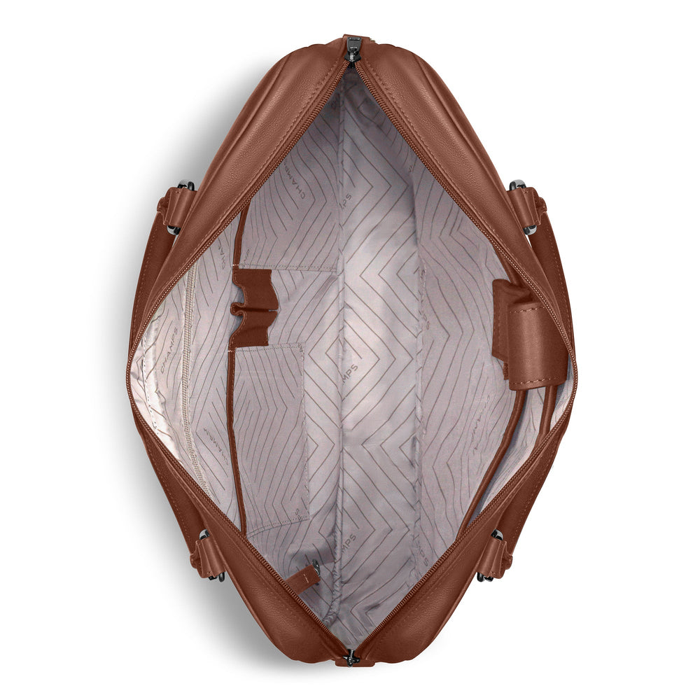 Champs Onyx Leather Slim Briefcase