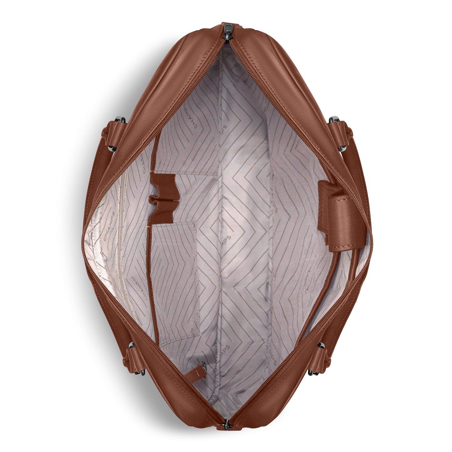 Champs Onyx Leather Slim Briefcase