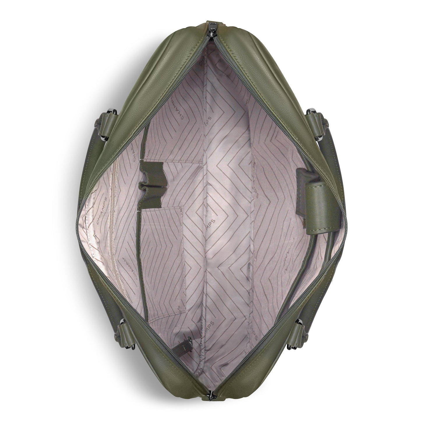 Champs Onyx Leather Slim Briefcase