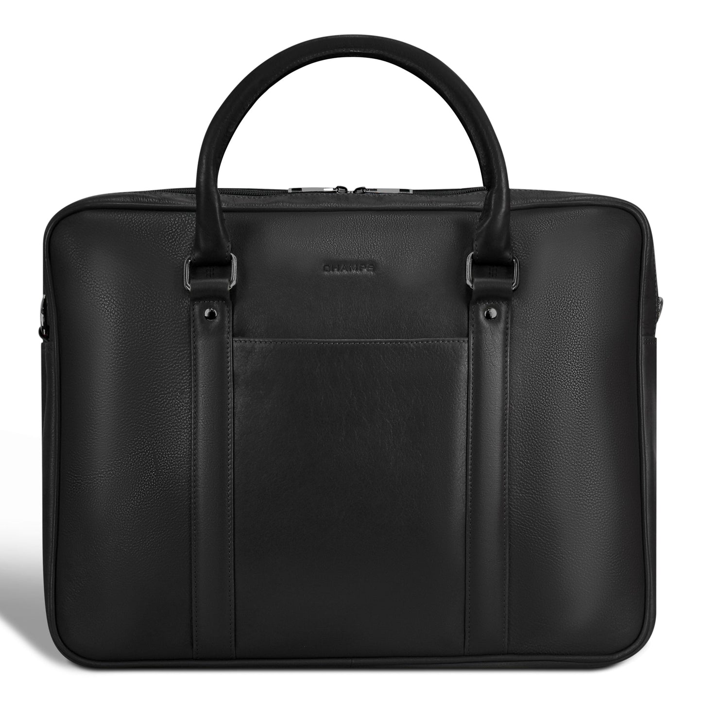 Champs Onyx Leather Briefcase