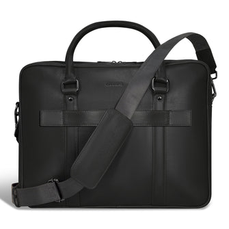 Champs Onyx Leather Briefcase