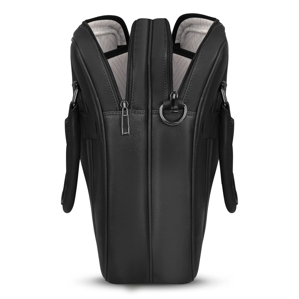 Champs Onyx Leather Briefcase