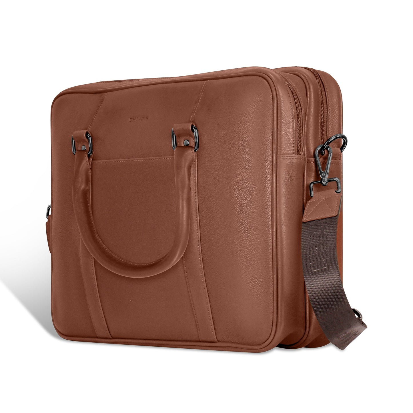 Champs Onyx Leather Briefcase