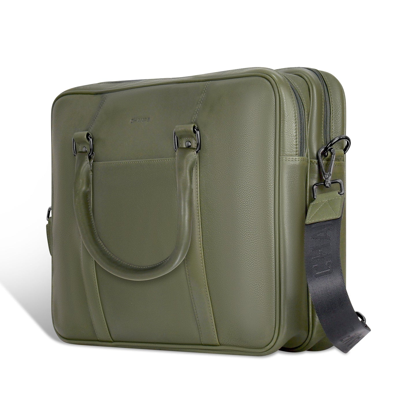 Champs Onyx Leather Briefcase