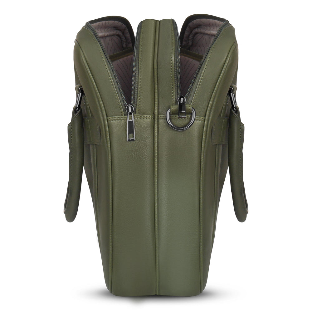 Champs Onyx Leather Briefcase