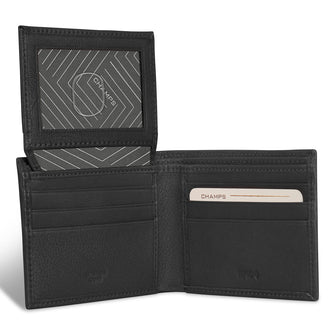 Champs Onyx Leather Top Wing Wallet
