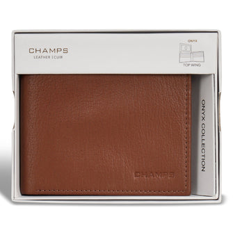 Champs Onyx Leather Top Wing Wallet
