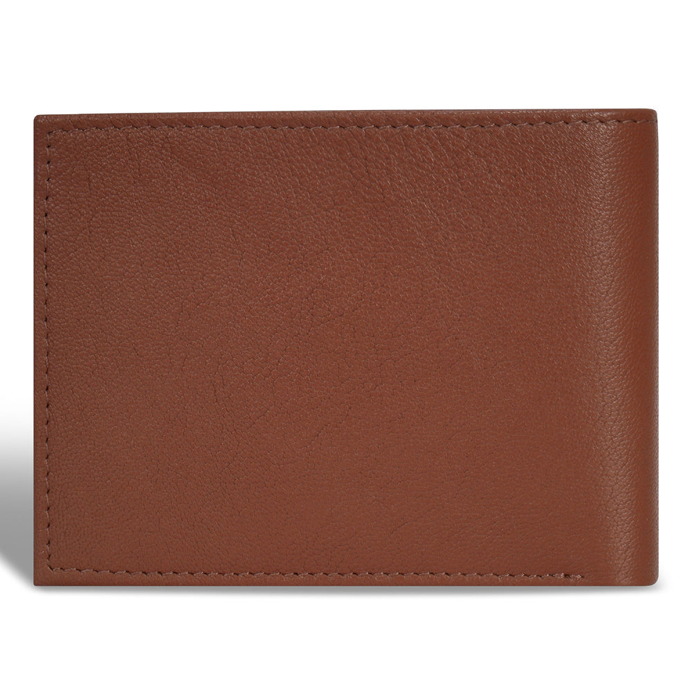 Champs Onyx Leather Center Wing Wallet
