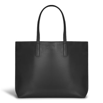 Sac cabas ouvert Champs en cuir Onyx