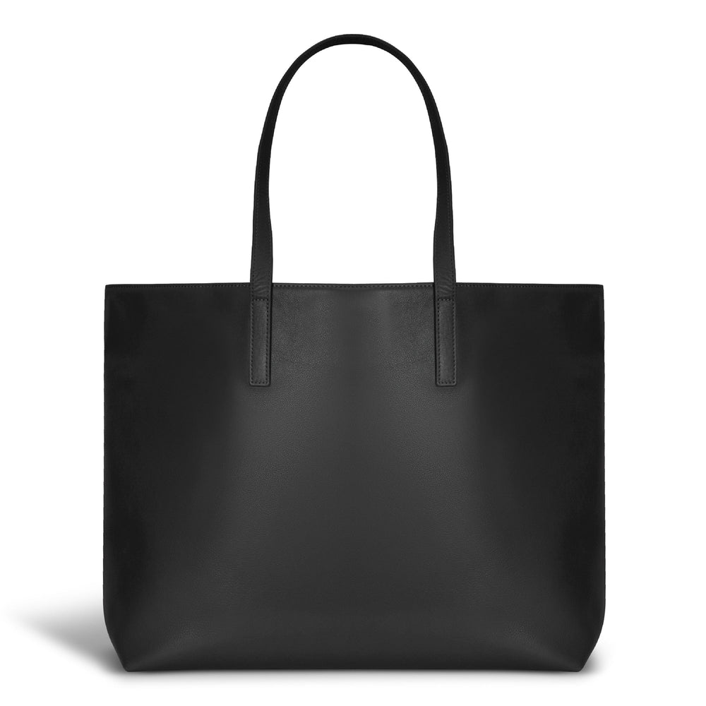 Champs Onyx Leather Open Tote