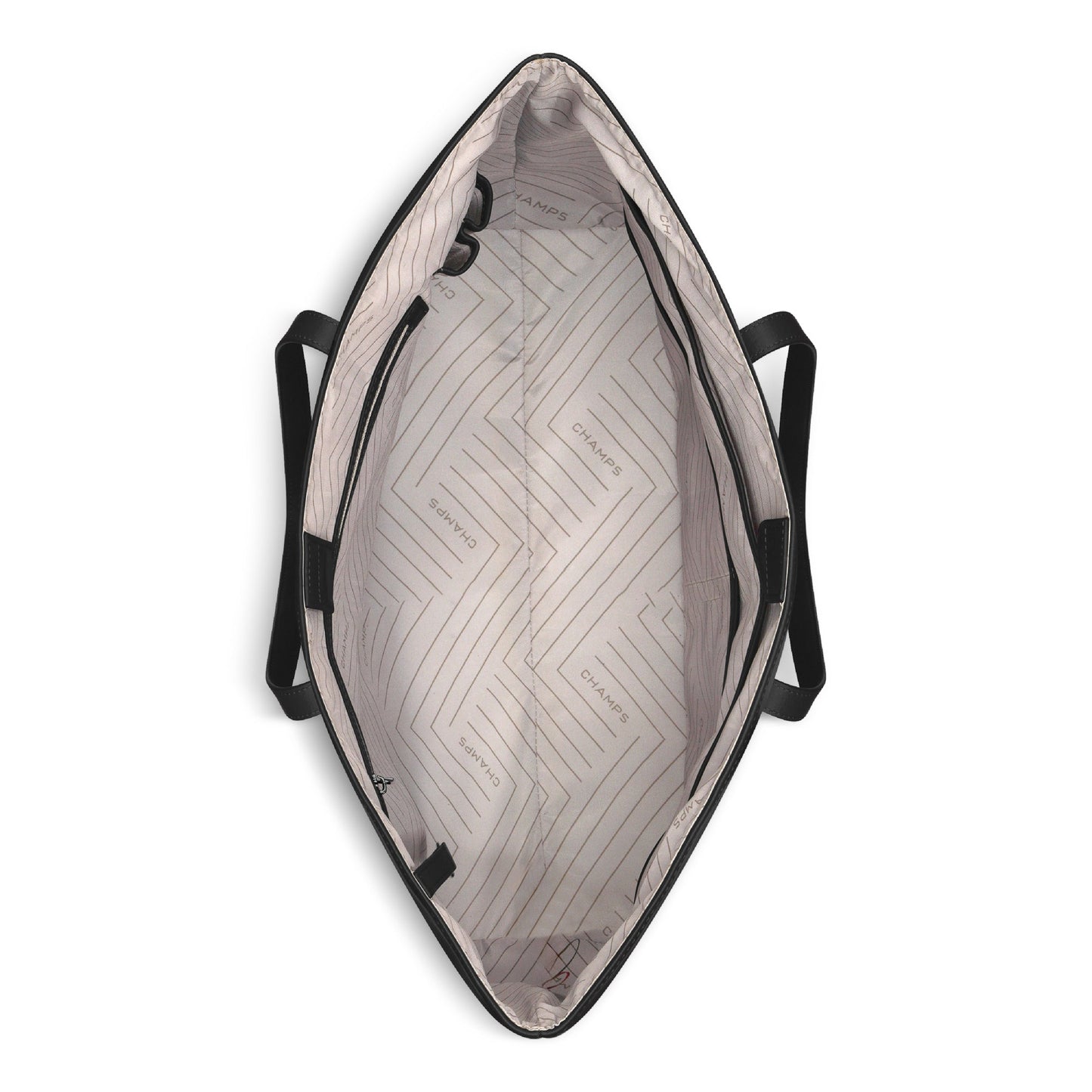 Champs Onyx Leather Open Tote