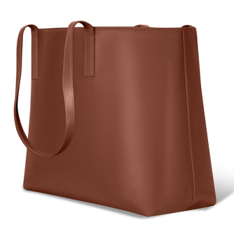 Sac cabas ouvert Champs en cuir Onyx